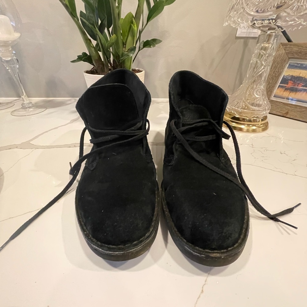 Men’s Clark’s Collection black suede boot